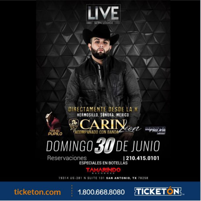Carin Leon Tickets 19th June Arvest Bank Theatre