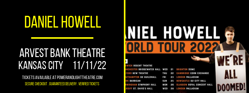 Daniel Howell at Arvest Bank Theatre tickets Daniel Howell at Arvest Bank Theatre