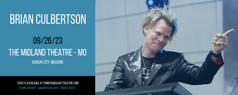 Brian Culbertson at Arvest Bank Theatre tickets Brian Culbertson at Arvest Bank Theatre
