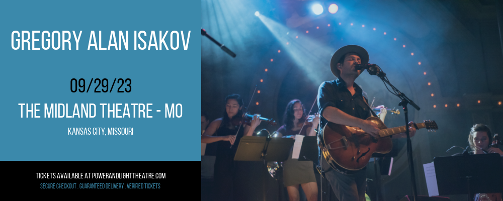 Gregory Alan Isakov at Arvest Bank Theatre