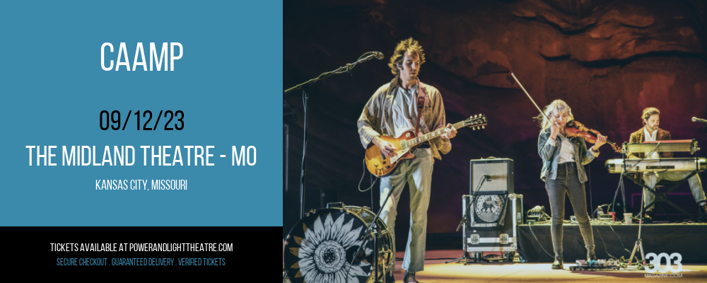 Caamp at Arvest Bank Theatre tickets Caamp at Arvest Bank Theatre
