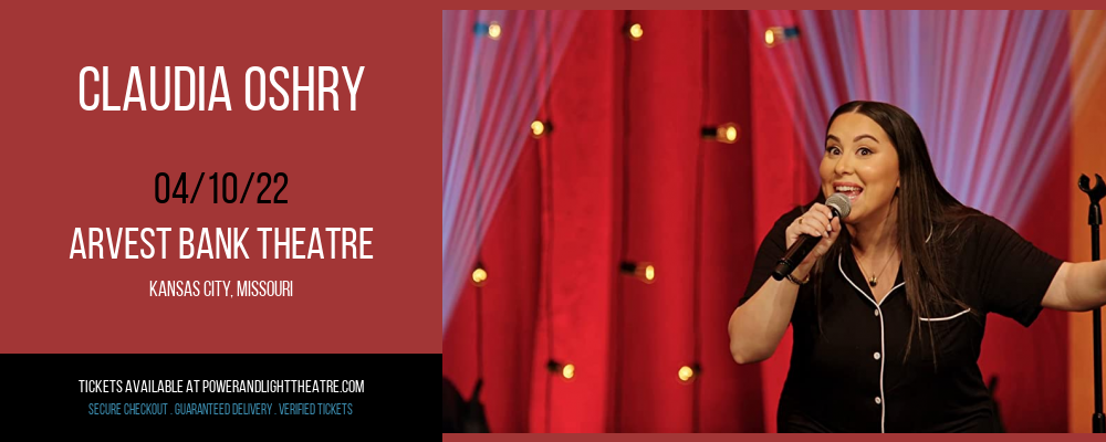 Claudia Oshry at Arvest Bank Theatre tickets Claudia Oshry at Arvest Bank Theatre