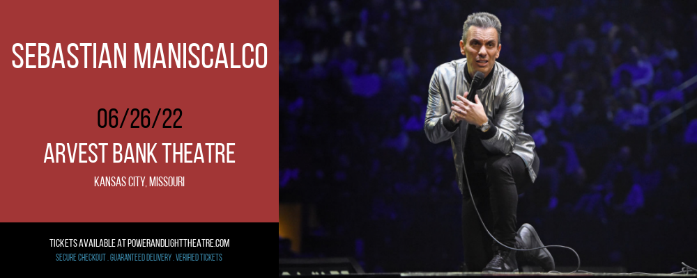 Sebastian Maniscalco at Arvest Bank Theatre