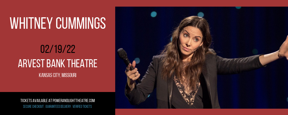 Whitney Cummings at Arvest Bank Theatre tickets Whitney Cummings at Arvest Bank Theatre