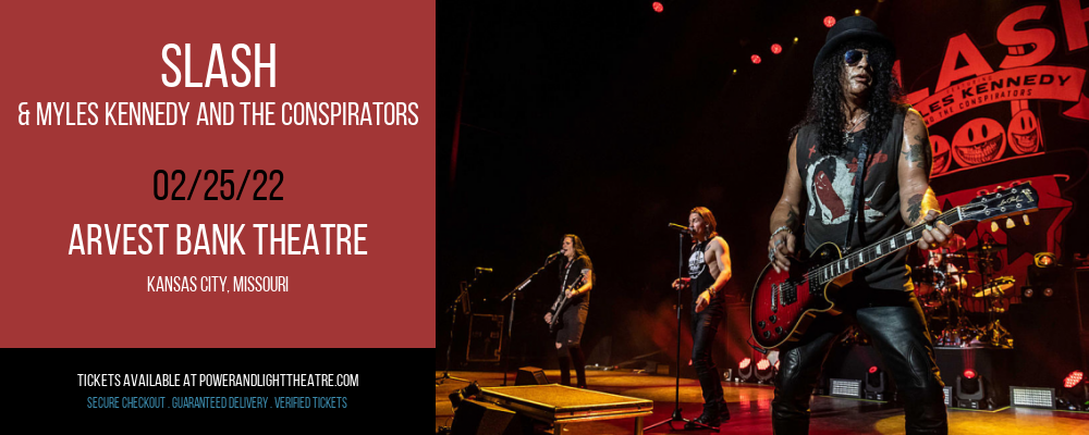 Slash & Myles Kennedy and The Conspirators at Arvest Bank Theatre tickets Slash & Myles Kennedy and The Conspirators at Arvest Bank Theatre