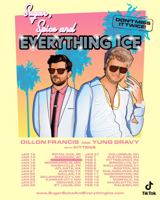 Dillon Francis & Yung Gravy Tickets 26th January Arvest Bank Theatre