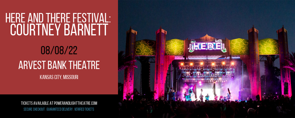 Here and There Festival: Courtney Barnett at Arvest Bank Theatre tickets Here and There Festival: Courtney Barnett at Arvest Bank Theatre