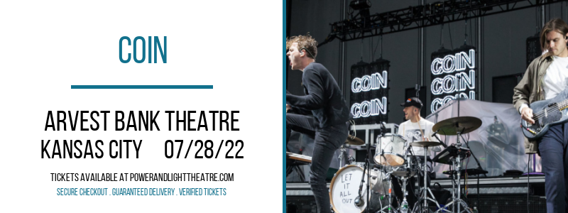Coin at Arvest Bank Theatre tickets Coin at Arvest Bank Theatre