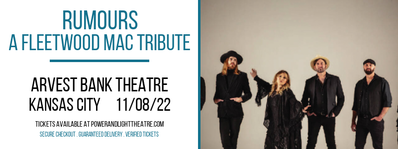 Rumours - A Fleetwood Mac Tribute at Arvest Bank Theatre