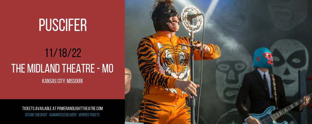 Puscifer at Arvest Bank Theatre tickets Puscifer at Arvest Bank Theatre