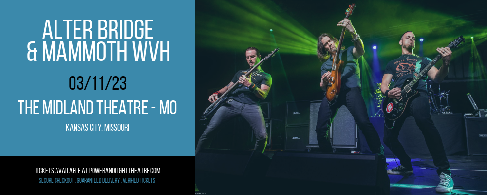 Alter Bridge & Mammoth WVH at Arvest Bank Theatre