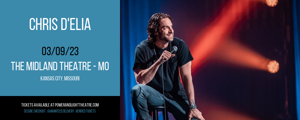 Chris D'Elia at Arvest Bank Theatre tickets Chris D'Elia at Arvest Bank Theatre