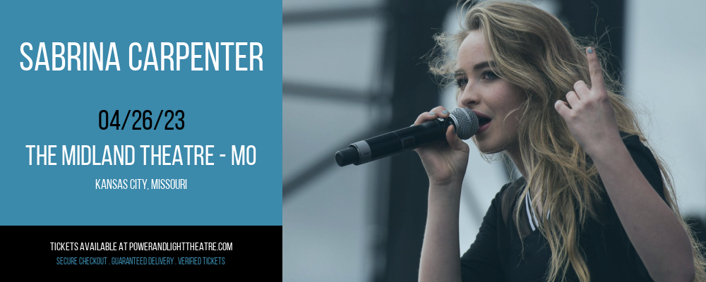 Sabrina Carpenter at Arvest Bank Theatre