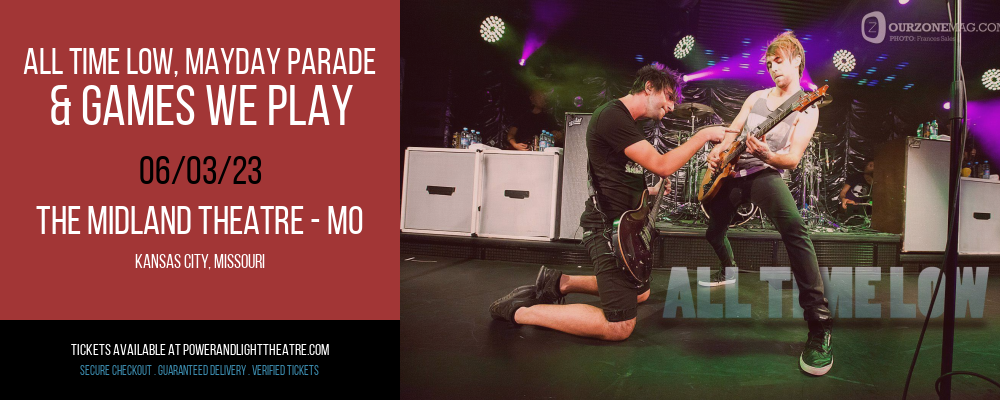 All Time Low, Mayday Parade & Games We Play at Arvest Bank Theatre