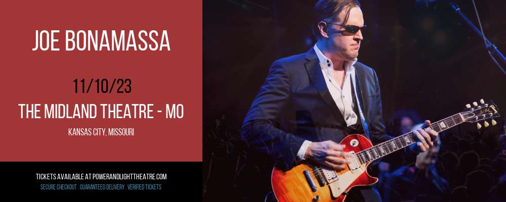 Joe Bonamassa at The Midland Theatre - MO