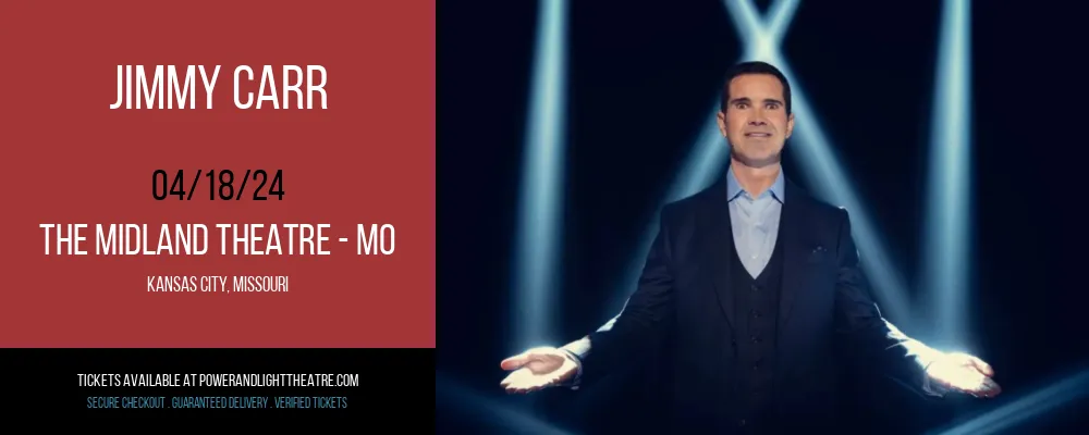 Jimmy Carr at The Midland Theatre - MO