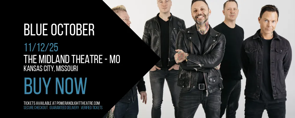 Blue October at The Midland Theatre - MO