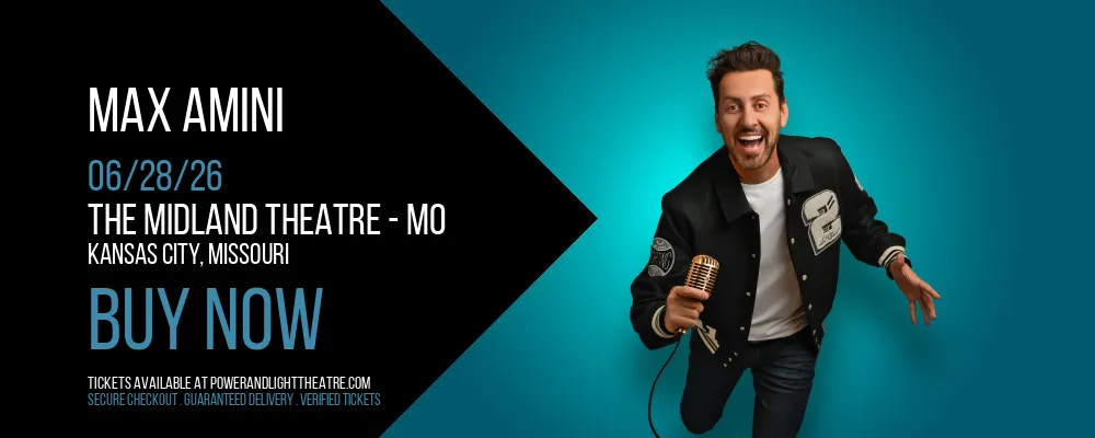 Max Amini at The Midland Theatre - MO
